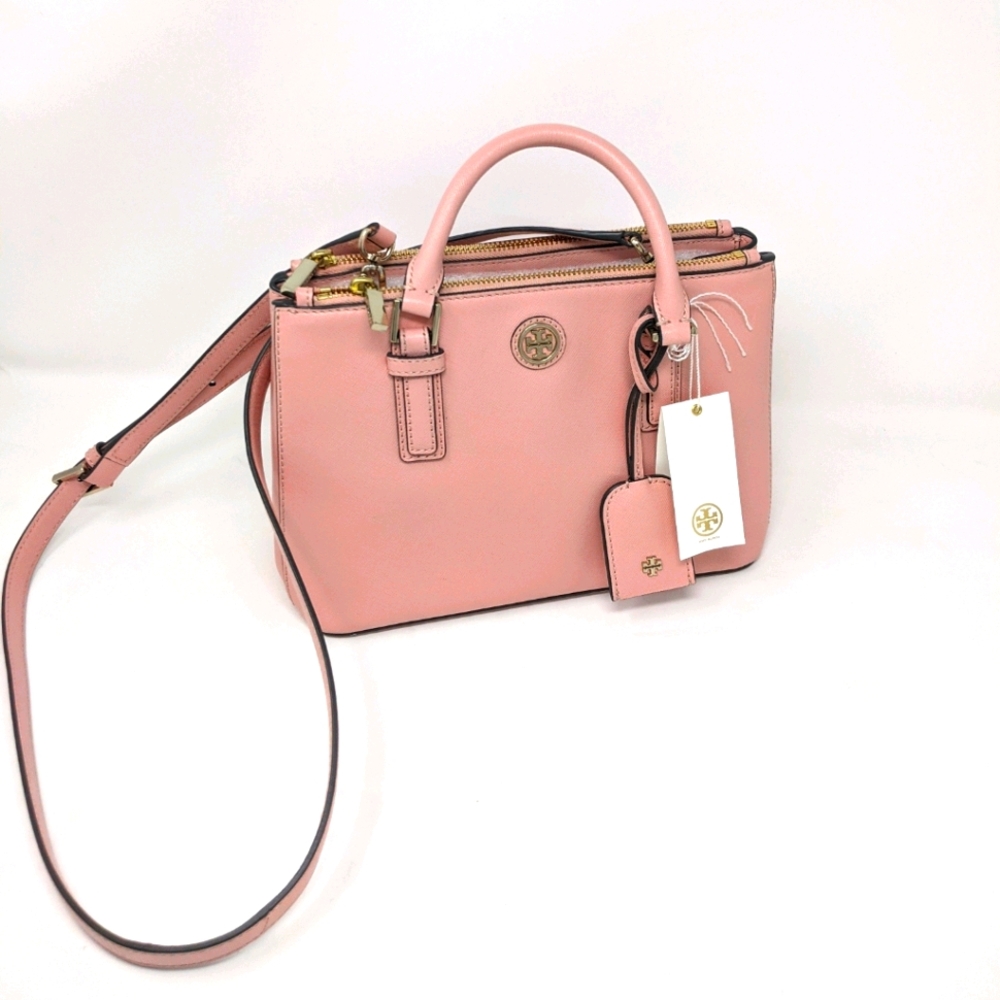🚨Sale Tory Burch Pink Bag Micro Robinson Rose Sachet🦄Rare!